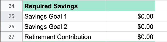 Free Monthly Budget Template